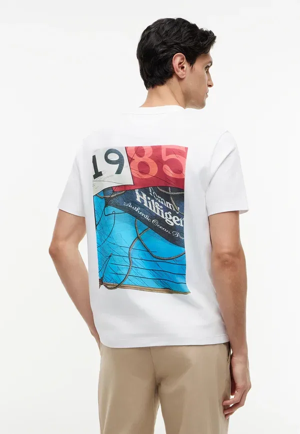 Футболка Tommy Hilfiger Heritage print, белый
