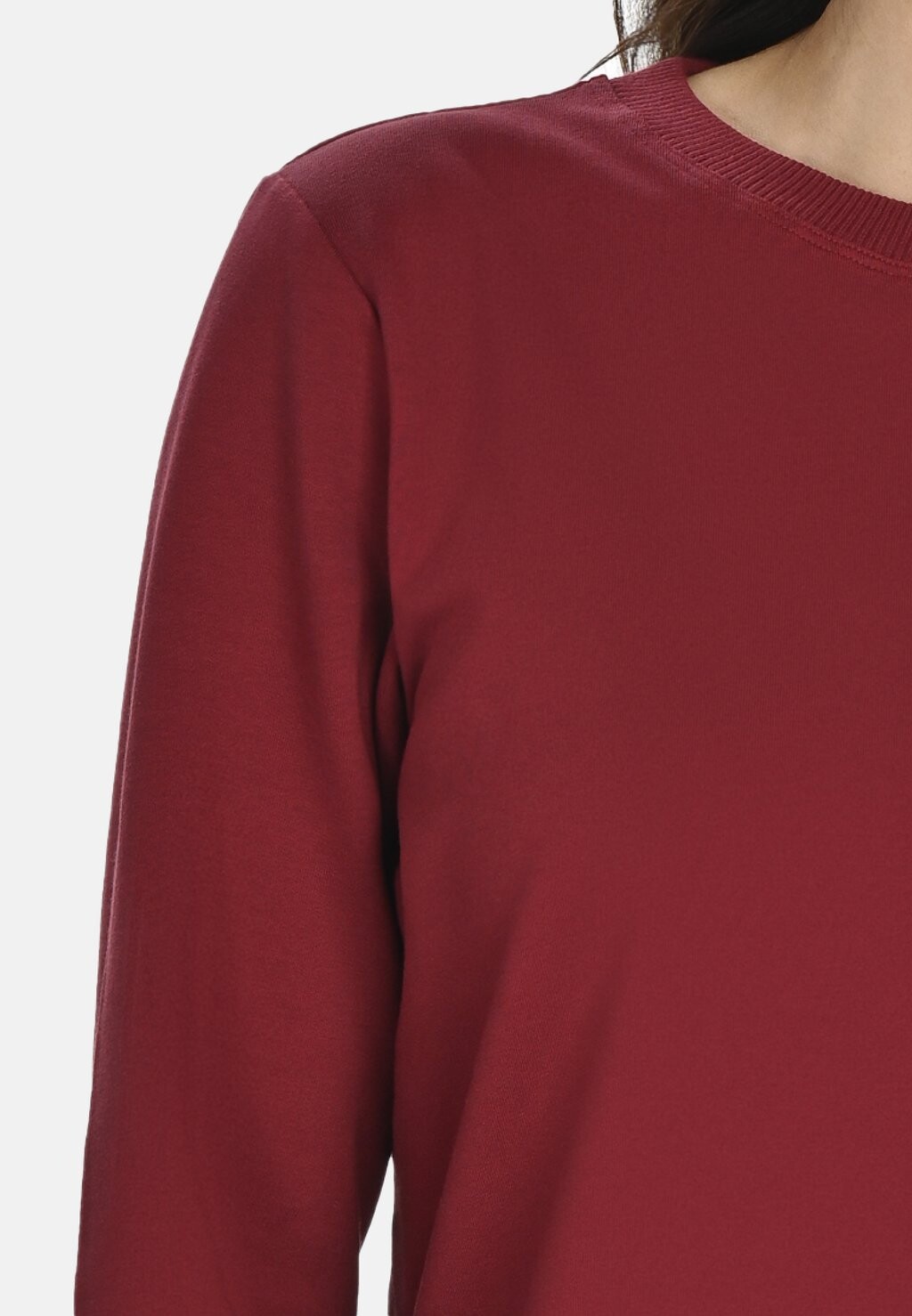 

Толстовка WITH ROUND NECKLINE ELLIS Teyli, красный