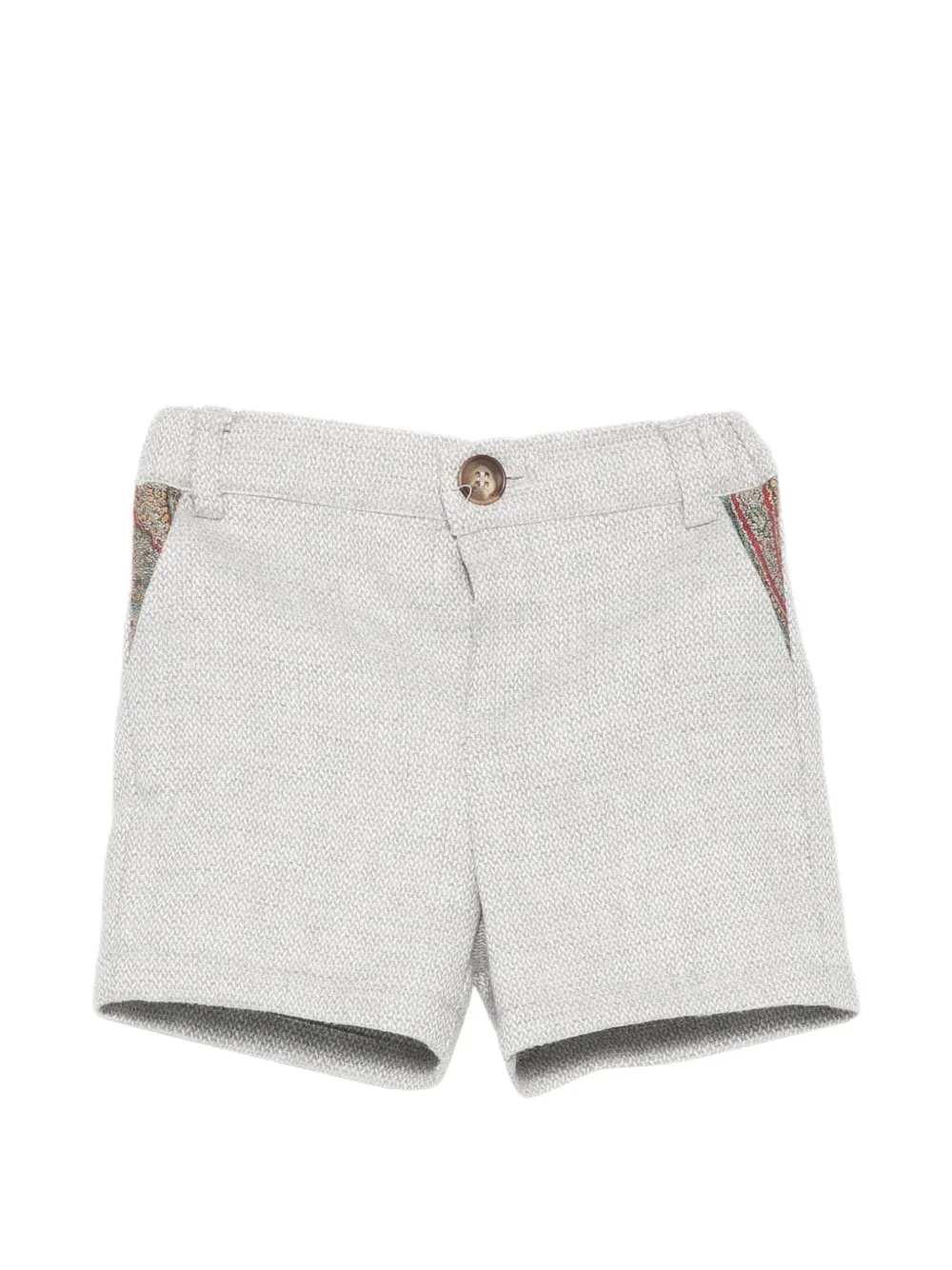 Шорты с поясными петлями ETRO KIDS, серый