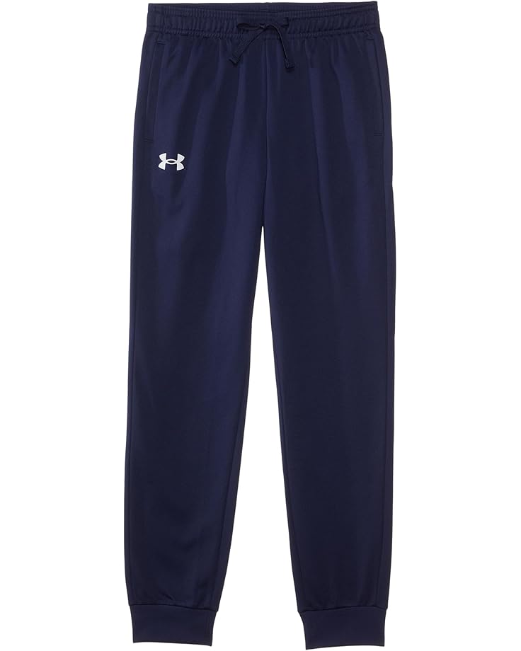 

Брюки Under Armour Kids Plus Size Brawler 2.0 Tapered Pants, цвет Midnight Navy/White/White