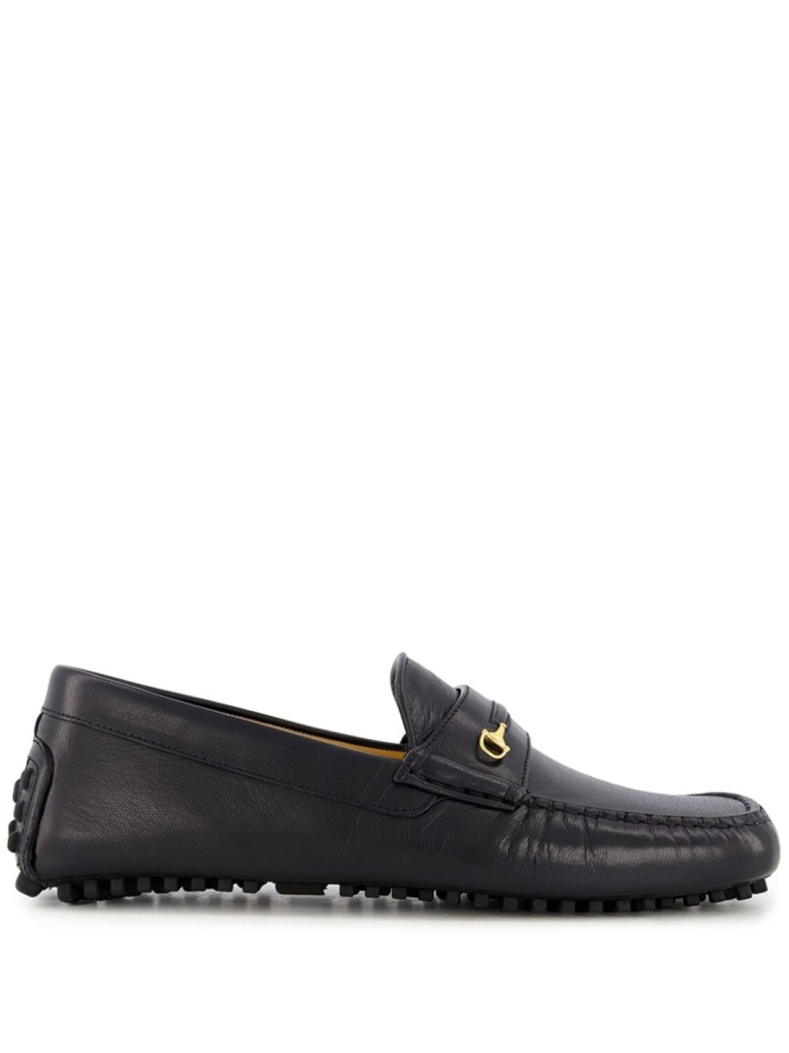 

Gucci лоферы Horsebit с квадратным носком, черный