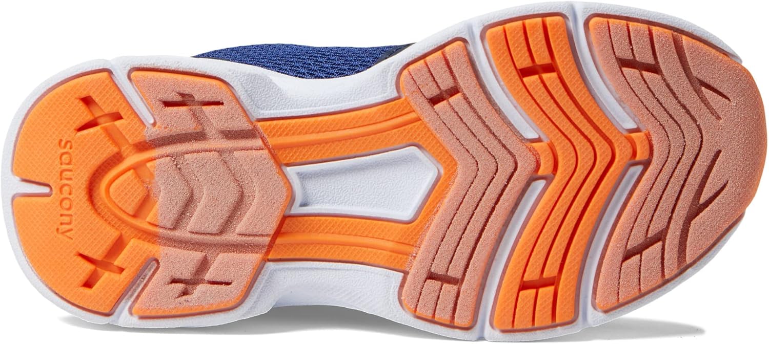 Детские кроссовки Saucony Wind FST Ac (унисекс), синий/оранжевый/темно-синий — фото 4
