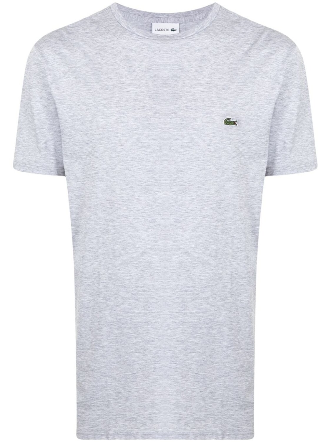 

Lacoste футболка с нашивкой-логотипом, серый