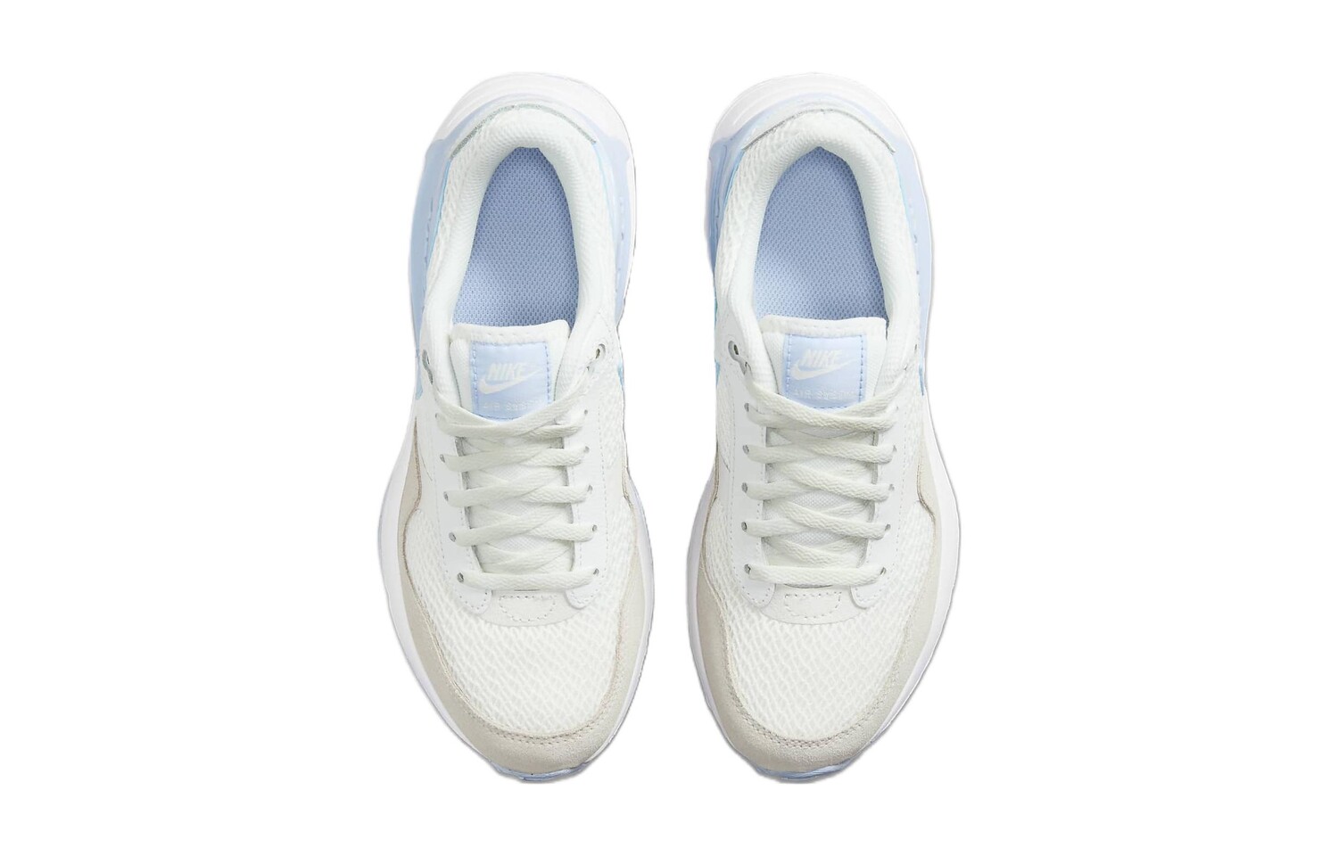 Кроссовки Nike Air Max SYSTM Big Kid 'White Cobalt Bliss', белый/синий — фото 4