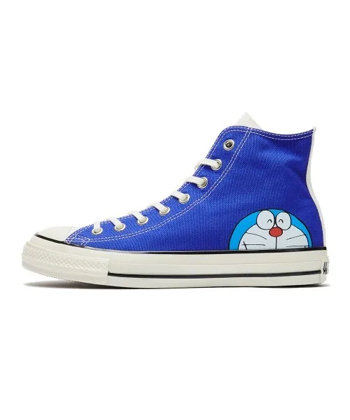 Унисекс высокие кеды с принтом Doraemon CONVERSE ALL STAR синие — фото 3