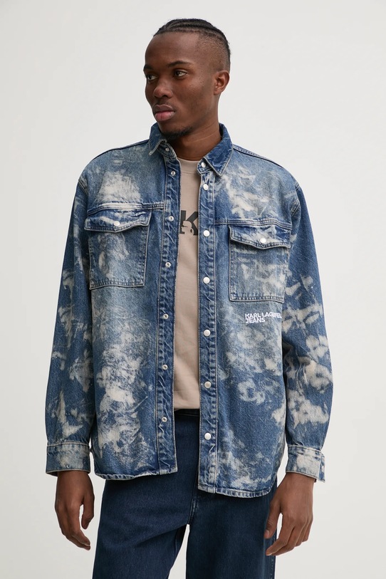 

Джинсовая рубашка Karl Lagerfeld Jeans, синий
