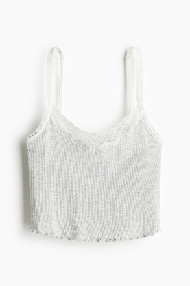 

Майка из хлопка H&M, серый
