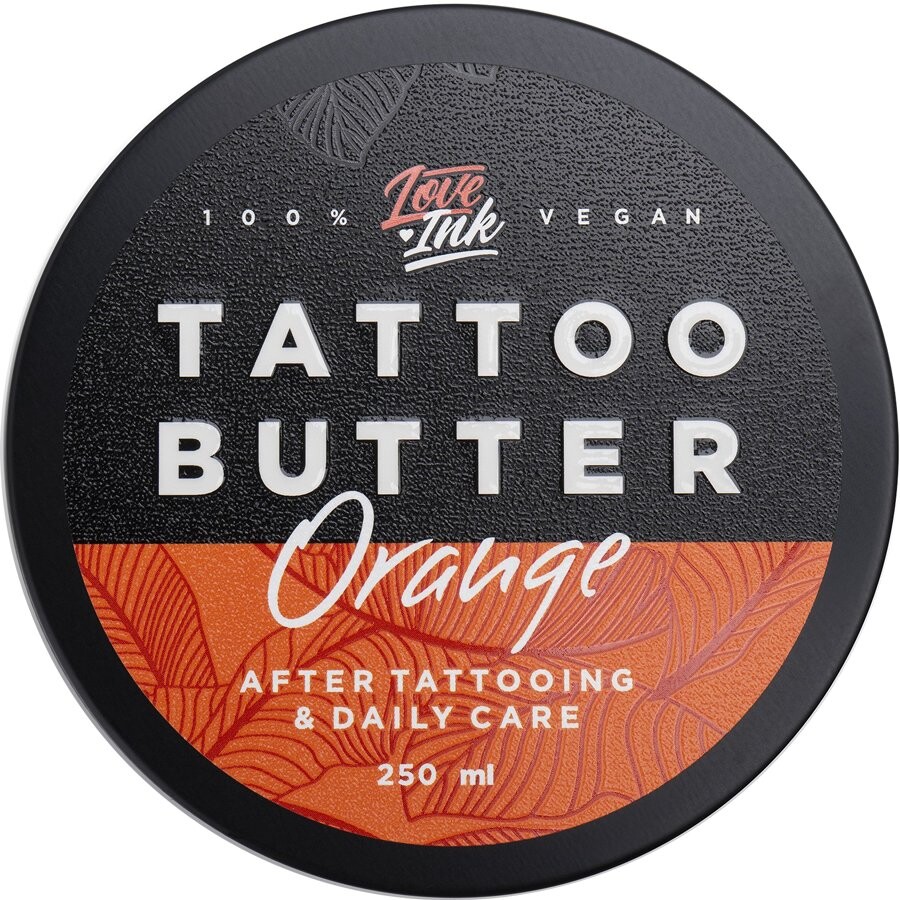 Loveink, Заживляющее масло для больших татуировок, Tattoo Butter Orange, 250 мл — фото 2