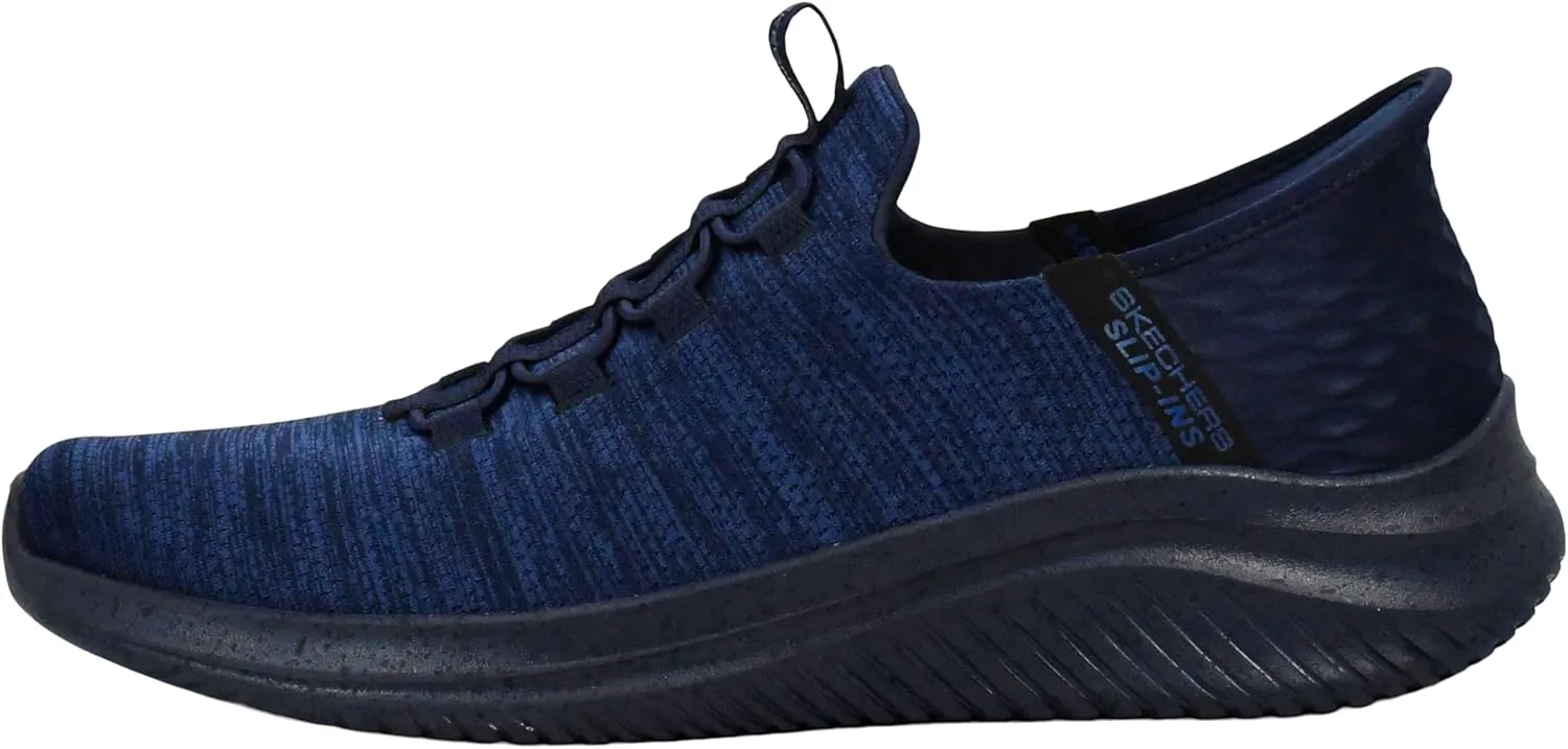 Мужские кроссовки Skechers Ultra Flex 3.0 с мгновенной посадкой без застежек, темно-синий/черный — фото 4