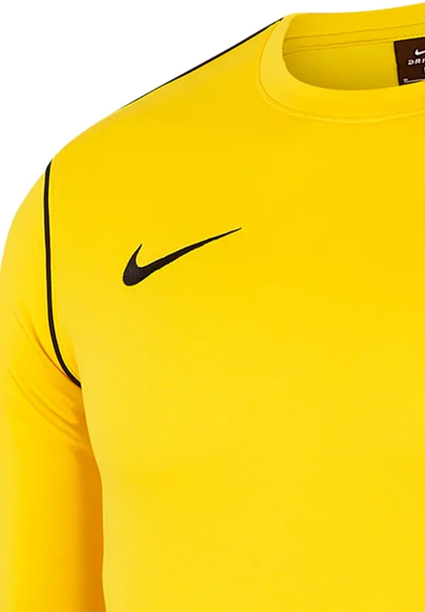 Футболка с длинным рукавом Nike Performance Park 20 Dry Crew, тур-желтый/черный — фото 3