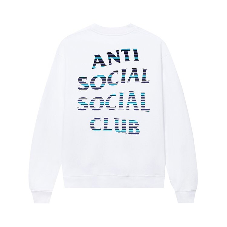 

Толстовка Anti Social Social Club x Fragment Design Logo Crewneck, белый