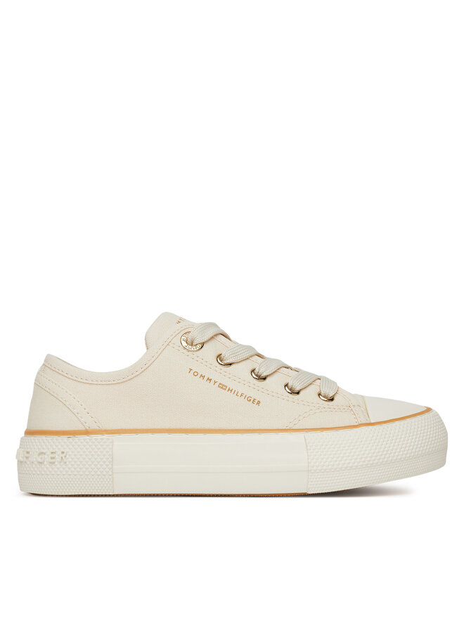 

Кроссовки из ткани T3A9-33733-0890530 Tommy Hilfiger, бежевый