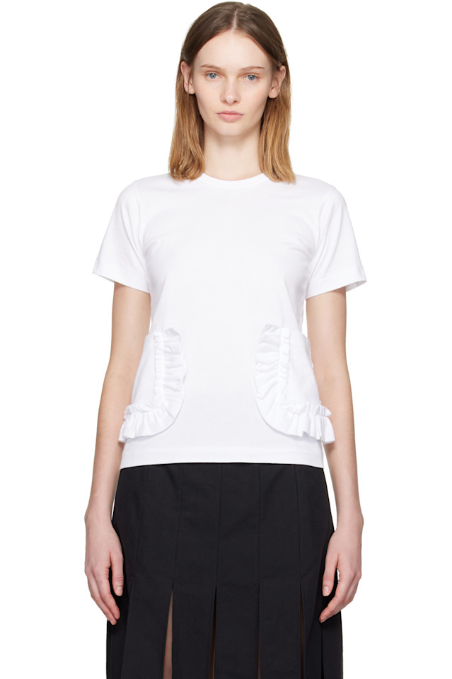 

Футболка с карманом Comme Des Garçons Girl, белый