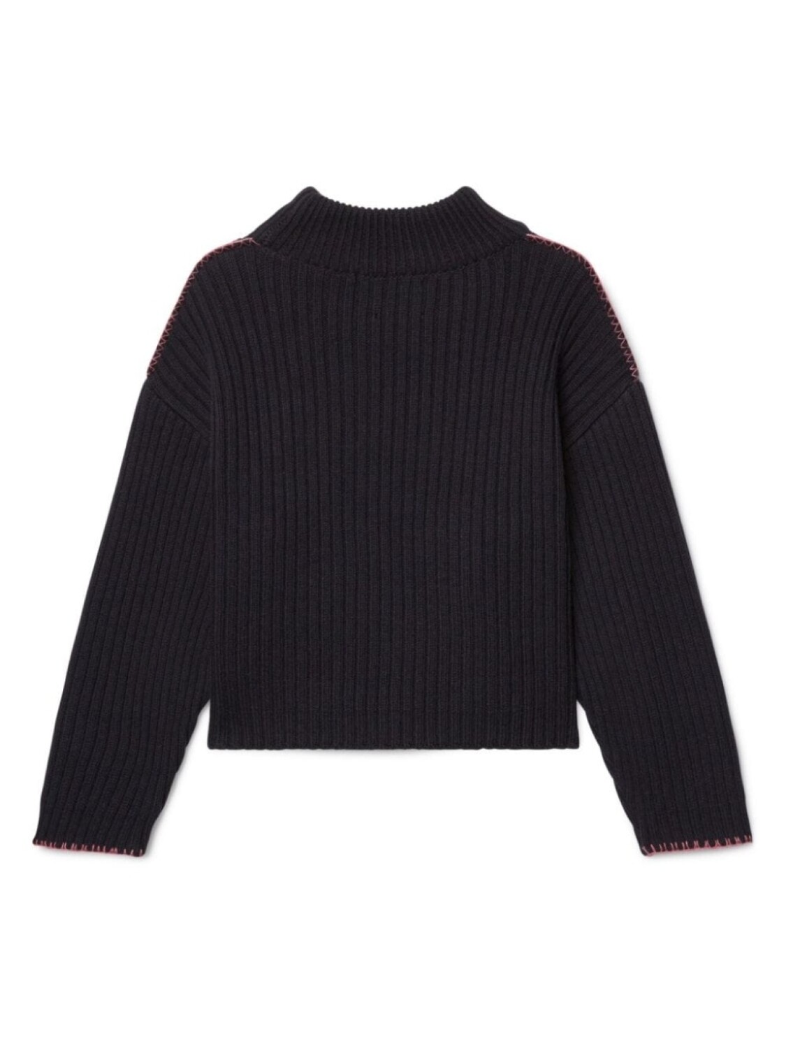 

Off-White Kids джемпер Off Stamp в рубчик, черный