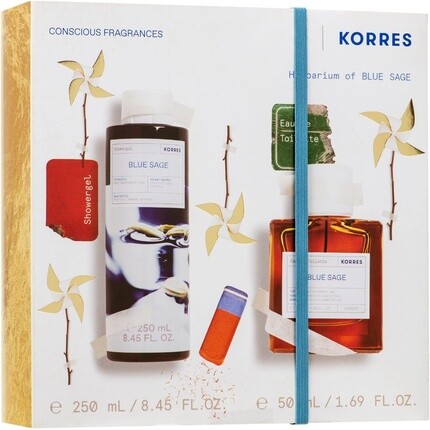 

Туалетная вода и гель для душа Blue Sage Korres
