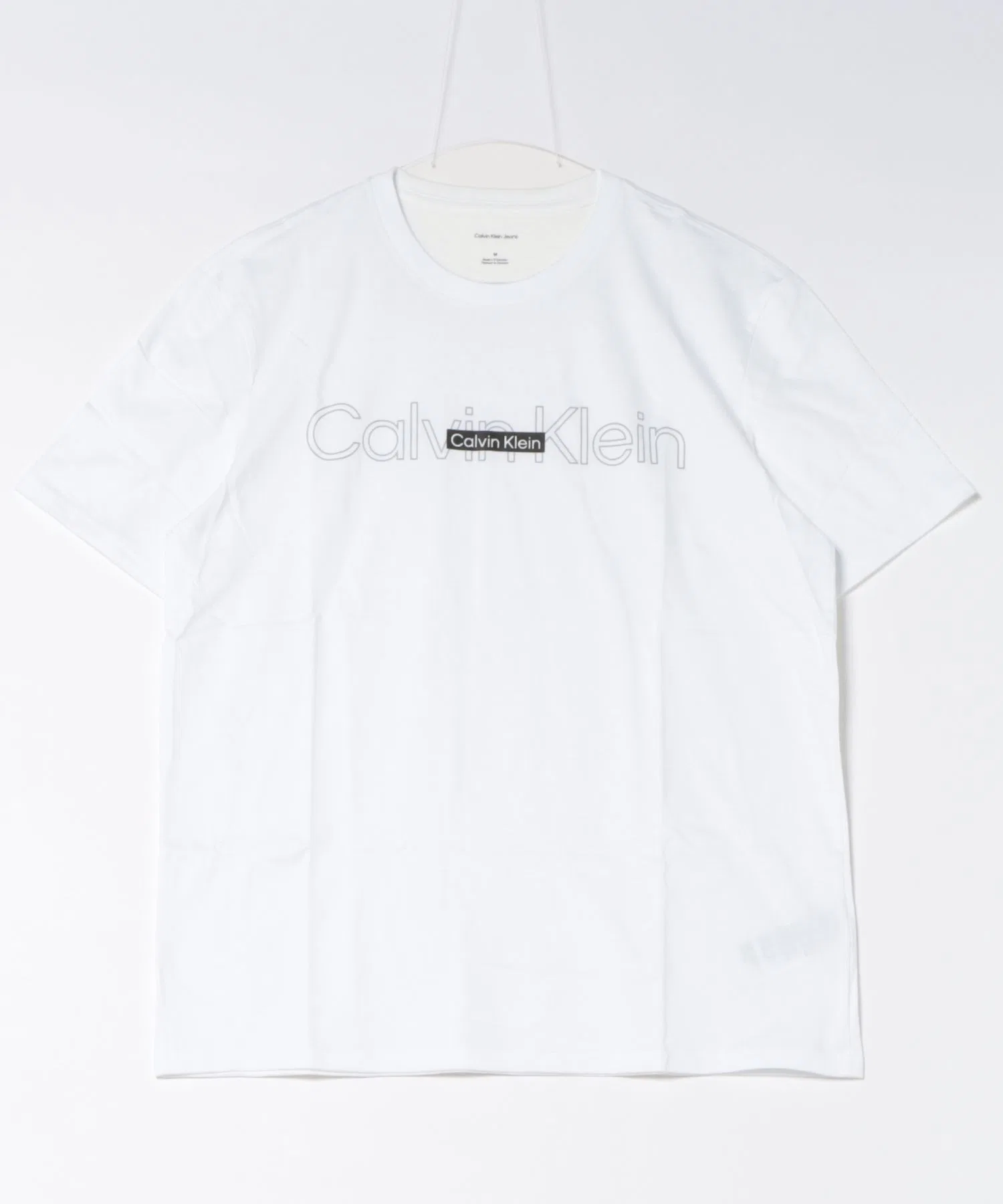 Мужская и женская футболка Calvin Klein с логотипом