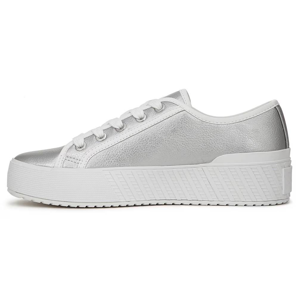 Кеды на шнурках Iliana Soul Naturalizer, silver faux leather — фото 4