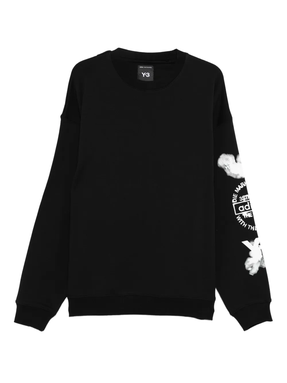 

Толстовка с принтом Y-3, черный