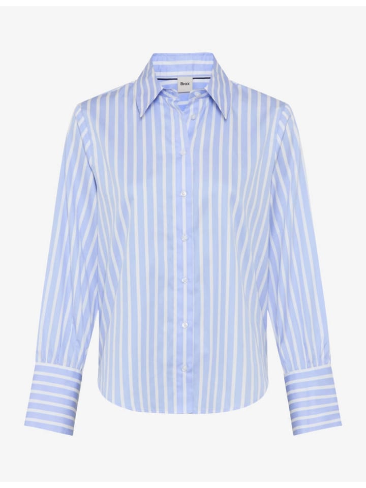 

Блузка-рубашка в стиле Вика лавандово-синего цвета BRAX