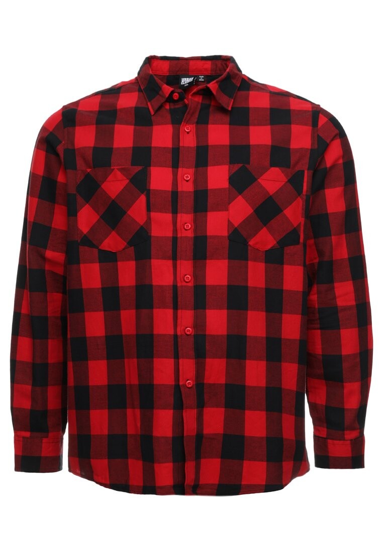 

Рубашка Checked Urban Classics, цвет black/red