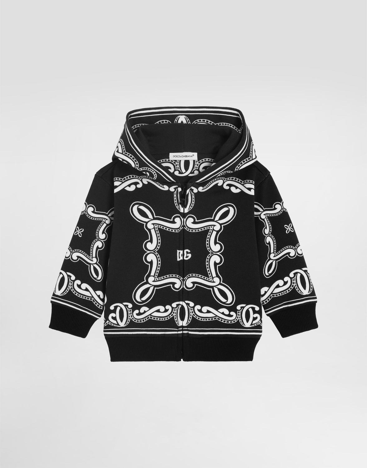 

Худи с принтом банданы Dolce&Gabbana, мультиколор