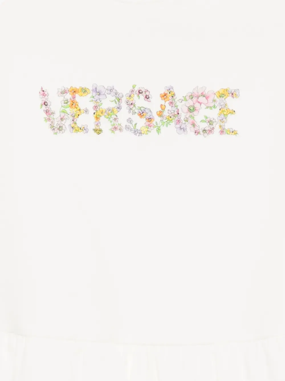 Боди с логотипом Versace Kids, белый — фото 3