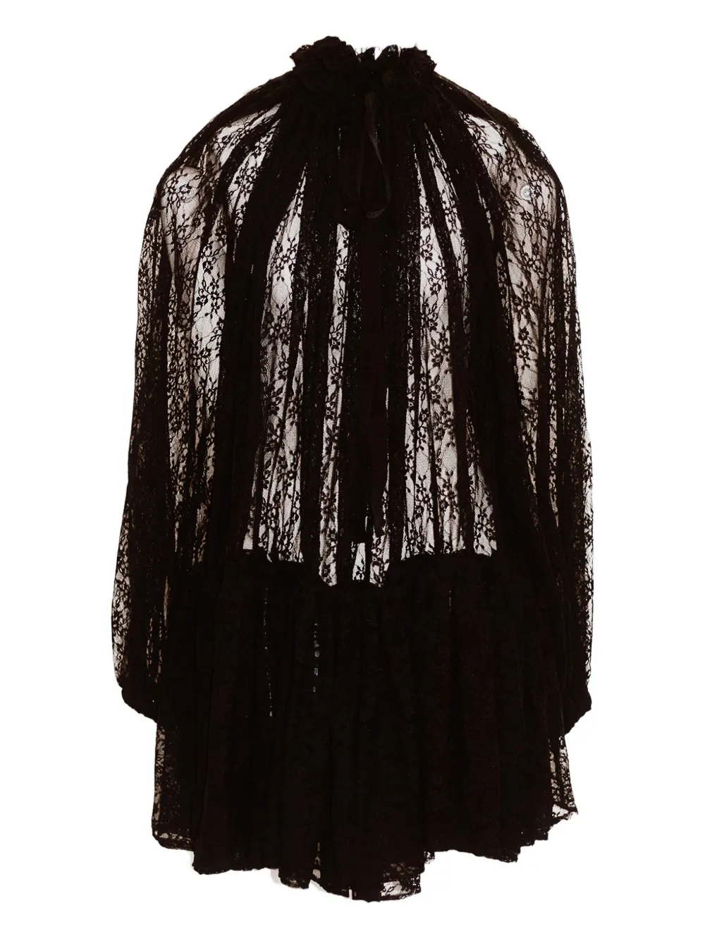 

Кружевное платье мини PATOU, черный