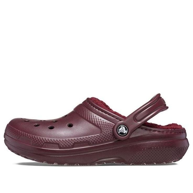 

Сабо Crocs Classic Lined Clogs 'Dark Cherry' 203591-6WD, бордовый