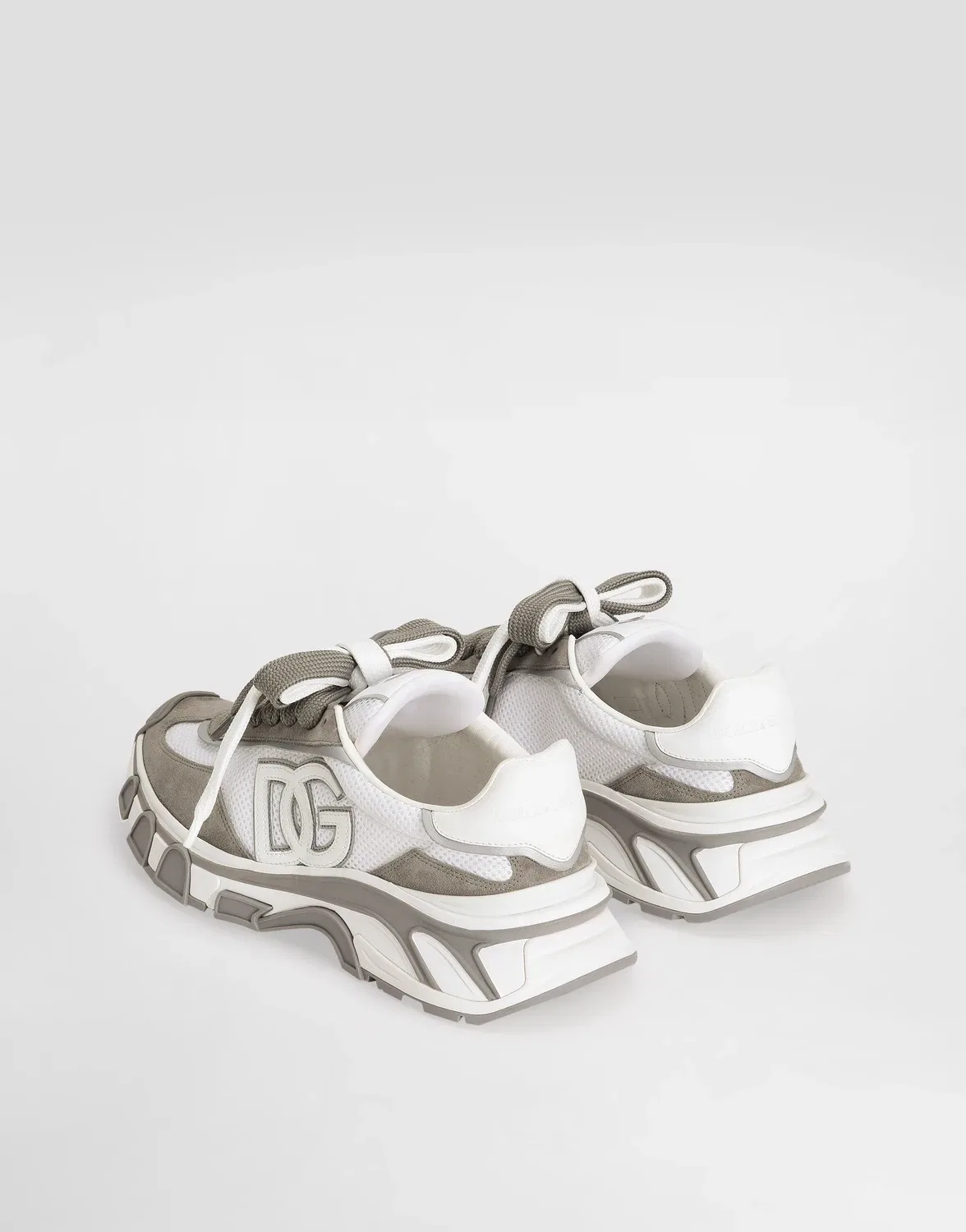 Кроссовки DG country road из нейлона и кожи DOLCE & GABBANA, мультицвет — фото 3