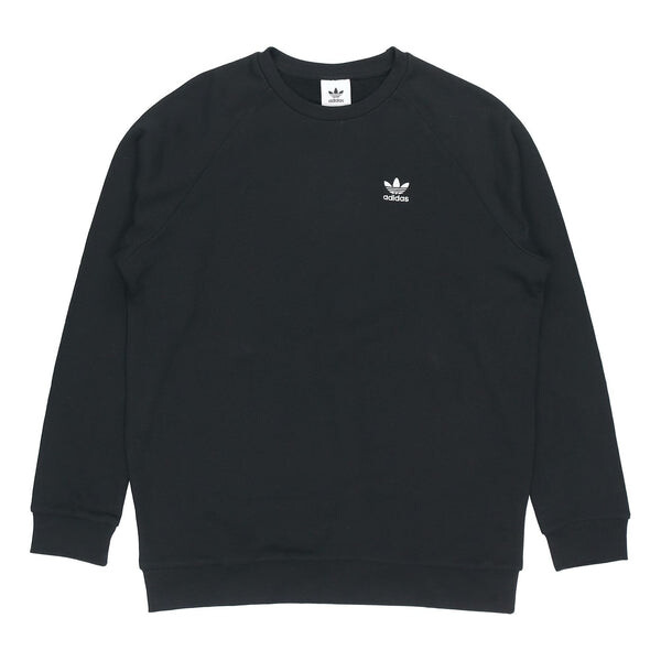 

Толстовка с капюшоном оригинальная базовая круглая горловина пуловер Adidas, черный
