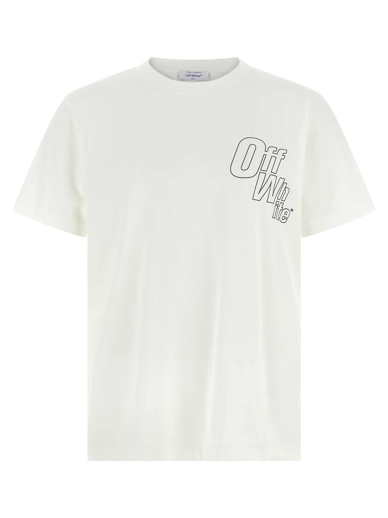 

Футболка 'Outline Arrow Slim' OFF-WHITE, белый