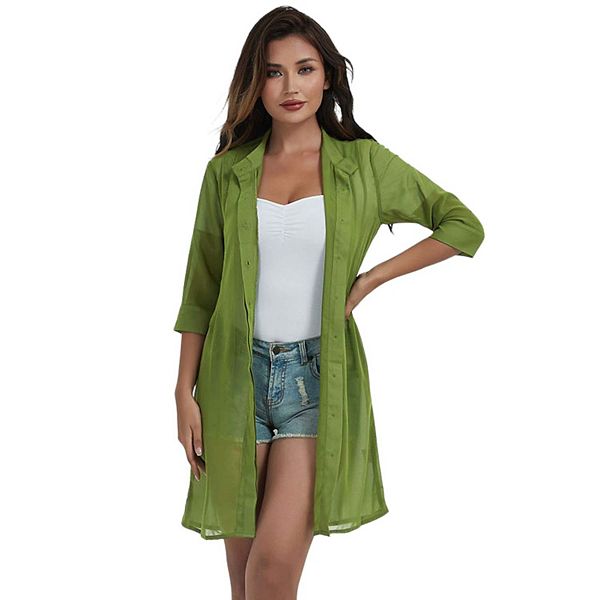 

Женская блуза-туника из шифона Anna-Kaci, Green