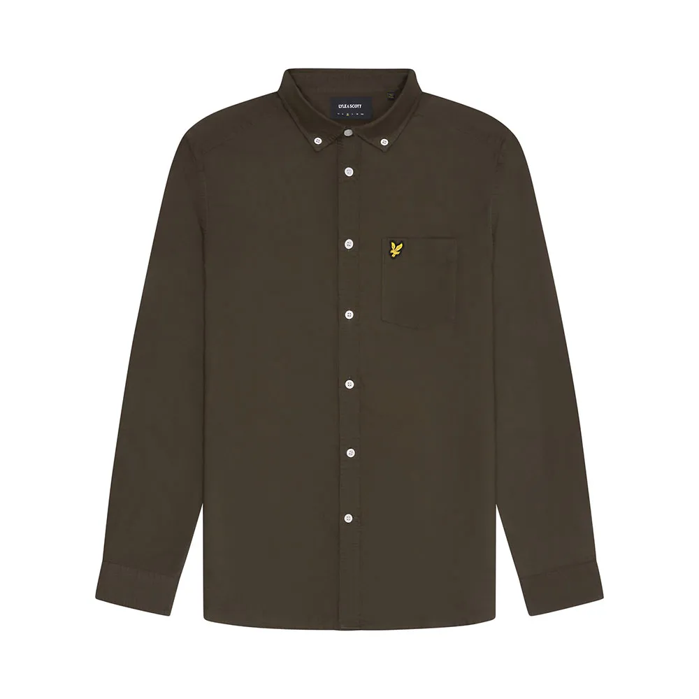 

Рубашка Lyle & Scott Plain Oxford, зеленый