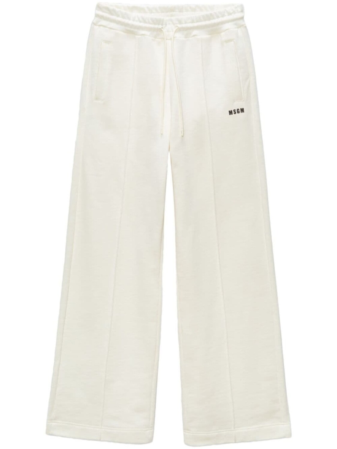 

MSGM спортивные брюки с логотипом, белый