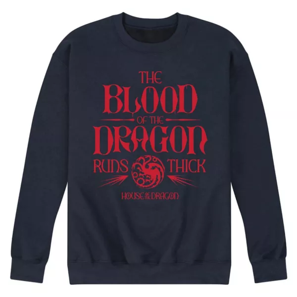 

Мужская толстовка House of the Dragon Кровь дракона Licensed Character, синий