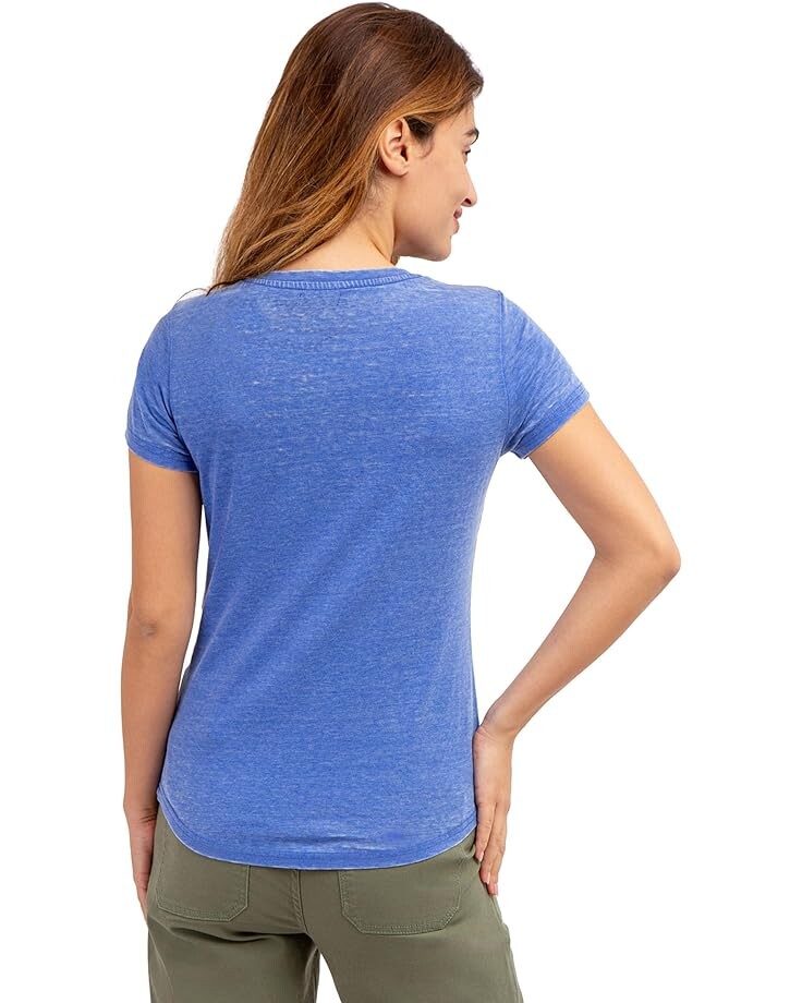 

Футболка U.S. POLO ASSN. Short Sleeve Burnout Tee, цвет Dazzling Blue