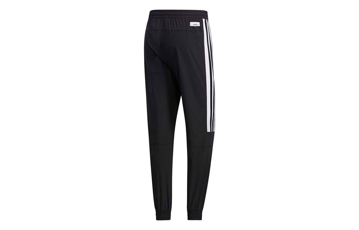 Трикотажные спортивные штаны мужские черно-белые Adidas Neo — фото 3