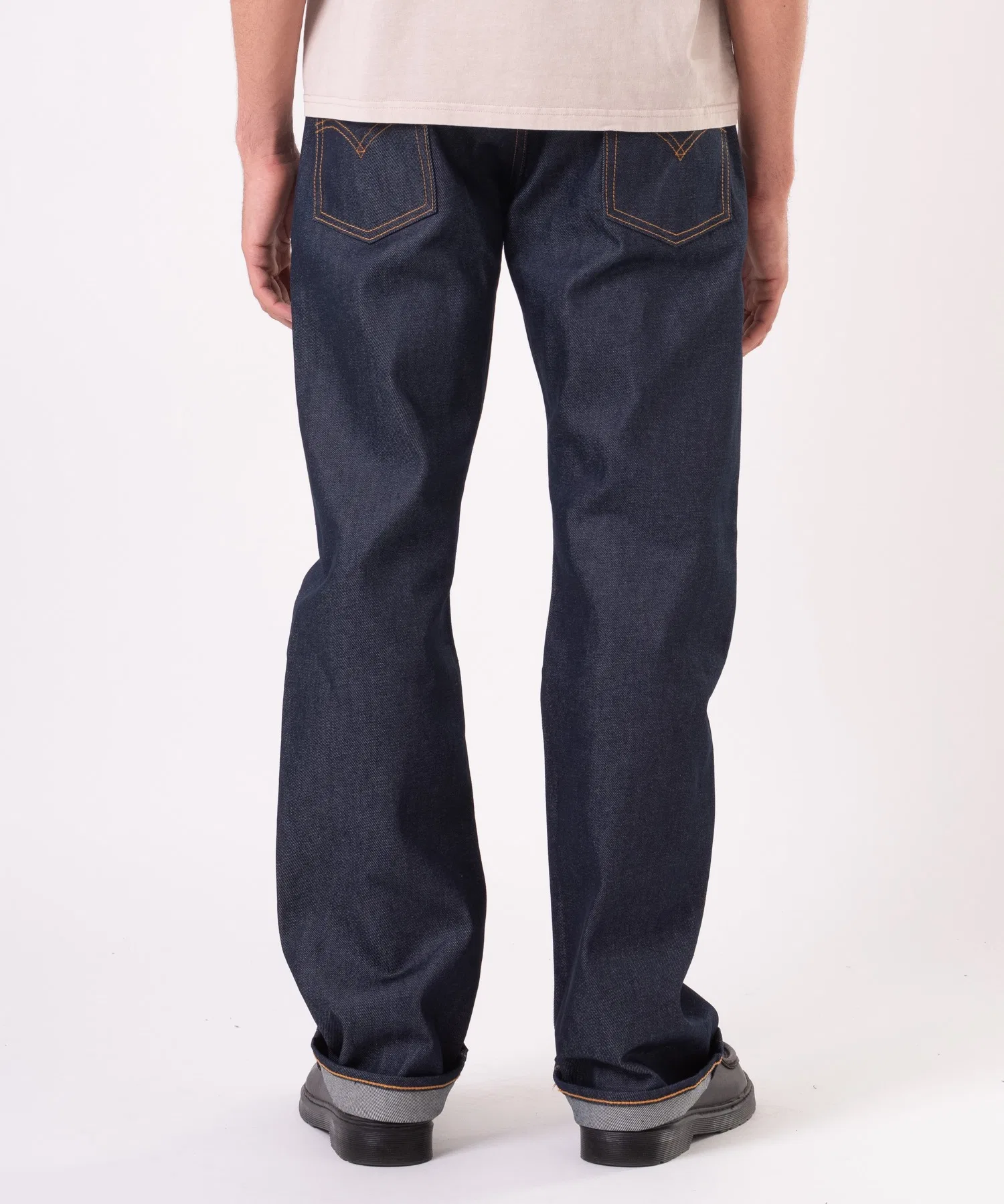 Джинсы Levi's 517™ Bootcut, темно-синие, плотная ткань. — фото 3