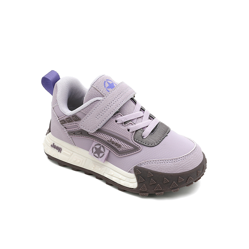 Кроссовки для скейтбординга Running Collection Kids Jeep, розовый фиолетовый[leather upper-upgraded] — фото 3