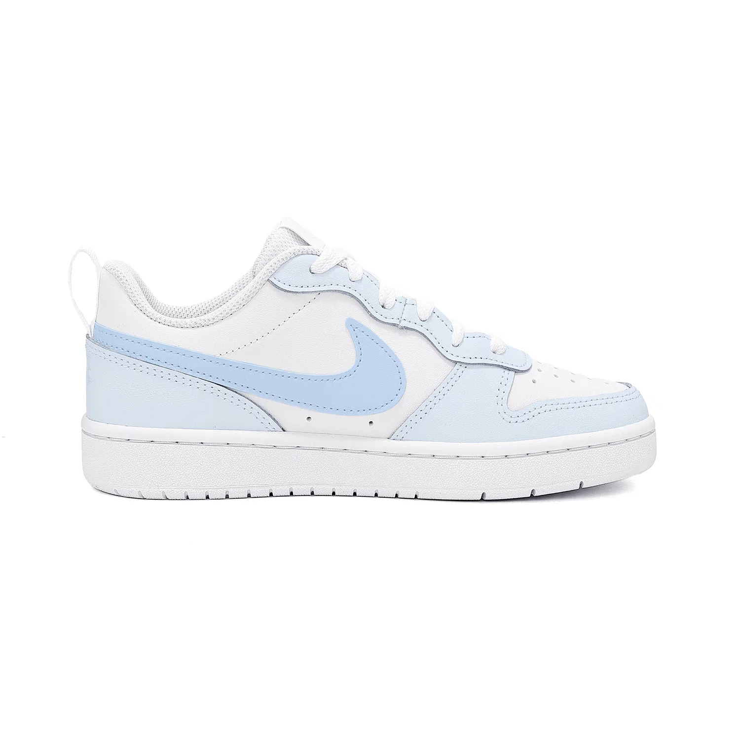 Кроссовки детские кожаные Nike Court Borough Light Blue Sweetheart Knot — фото 4