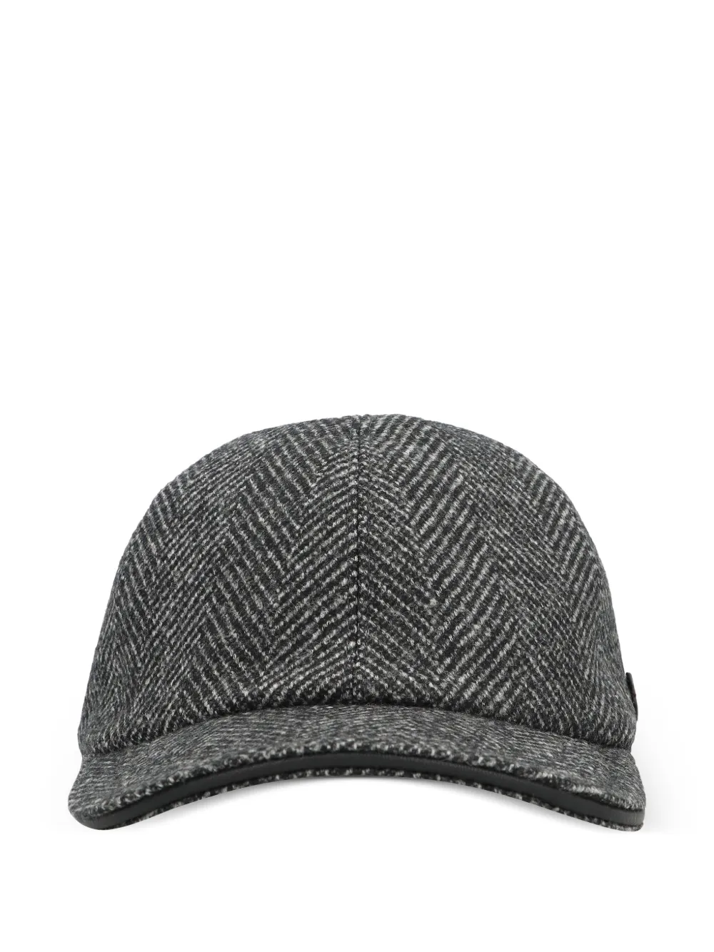 

Бейсболка с узором «елочка» Moorer, серый