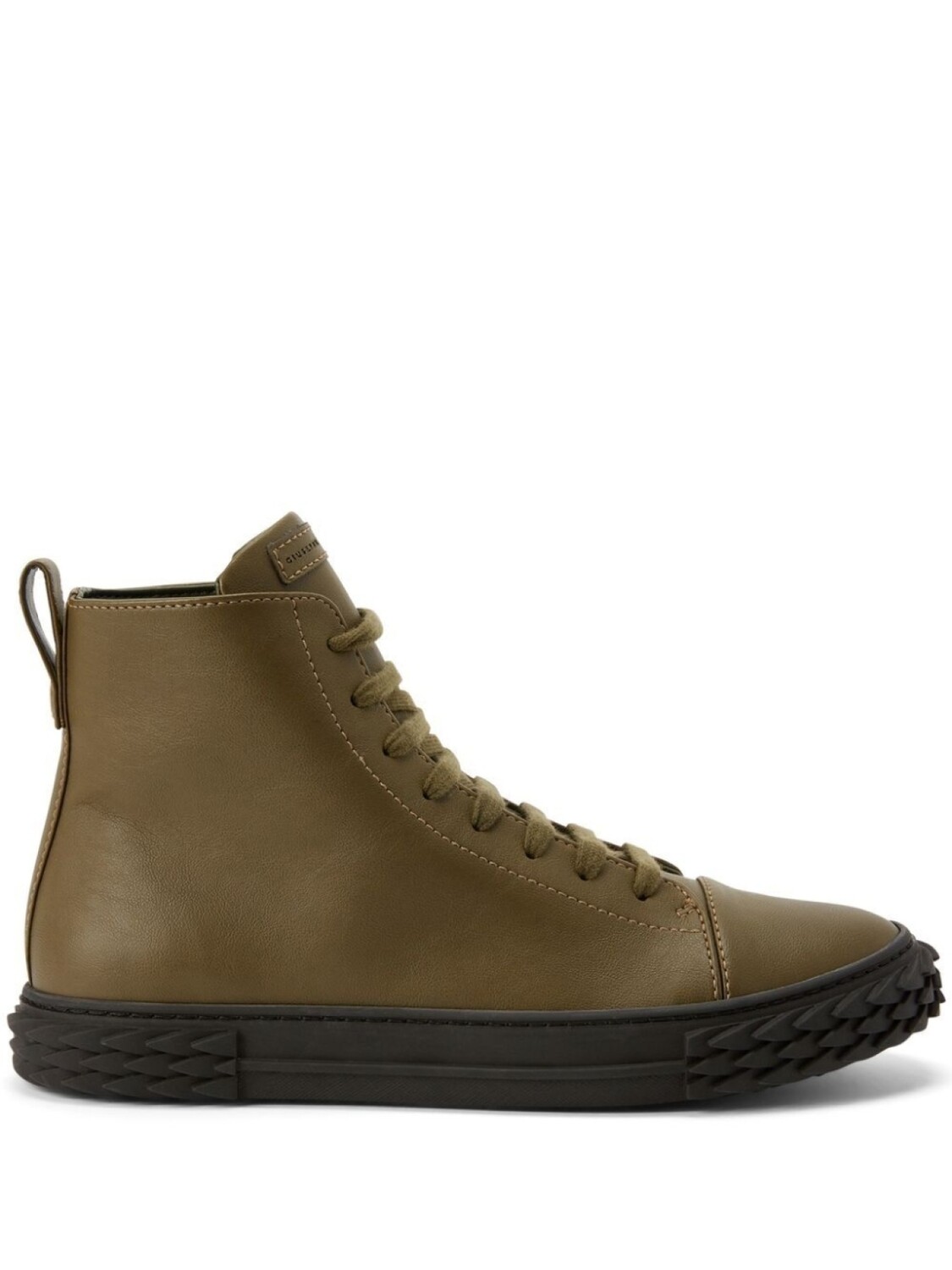 

Giuseppe Zanotti высокие кеды Ecoblabber, зеленый
