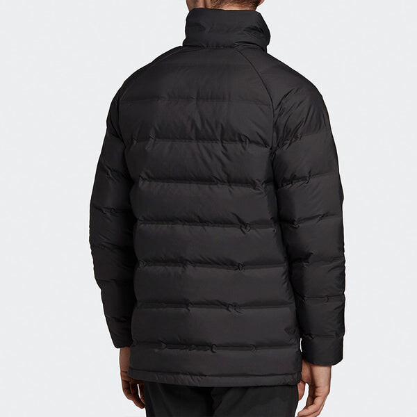 Пуховик adidas Helionic Stand Collar Stay Warm Casual Sports Down Jacket Black, черный — фото 4