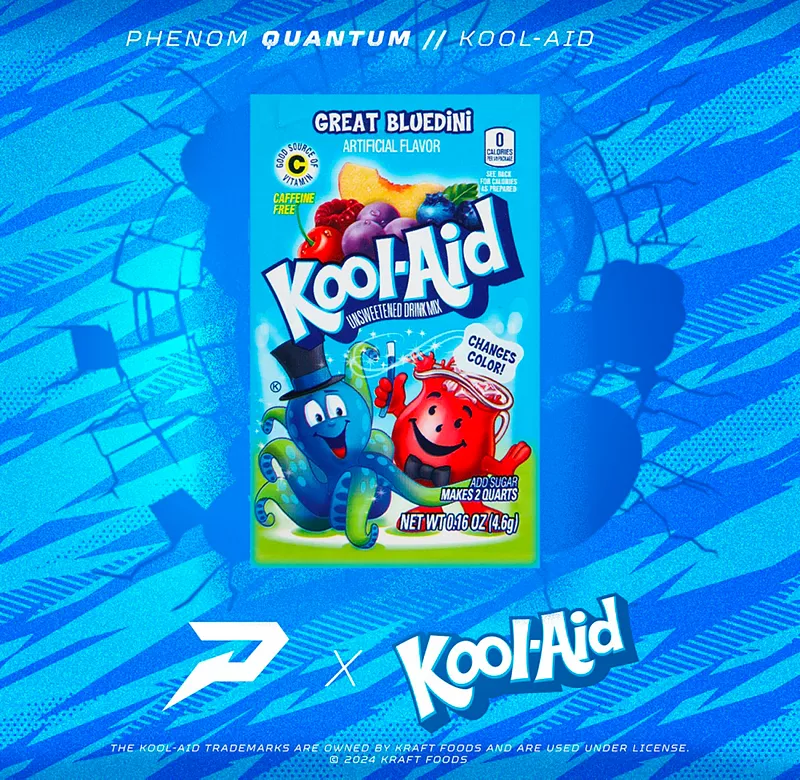 Мужские футбольные бутсы Phenom Elite Quantum Speed ​​2.0 Kool-Aid, синий/зеленый — фото 4