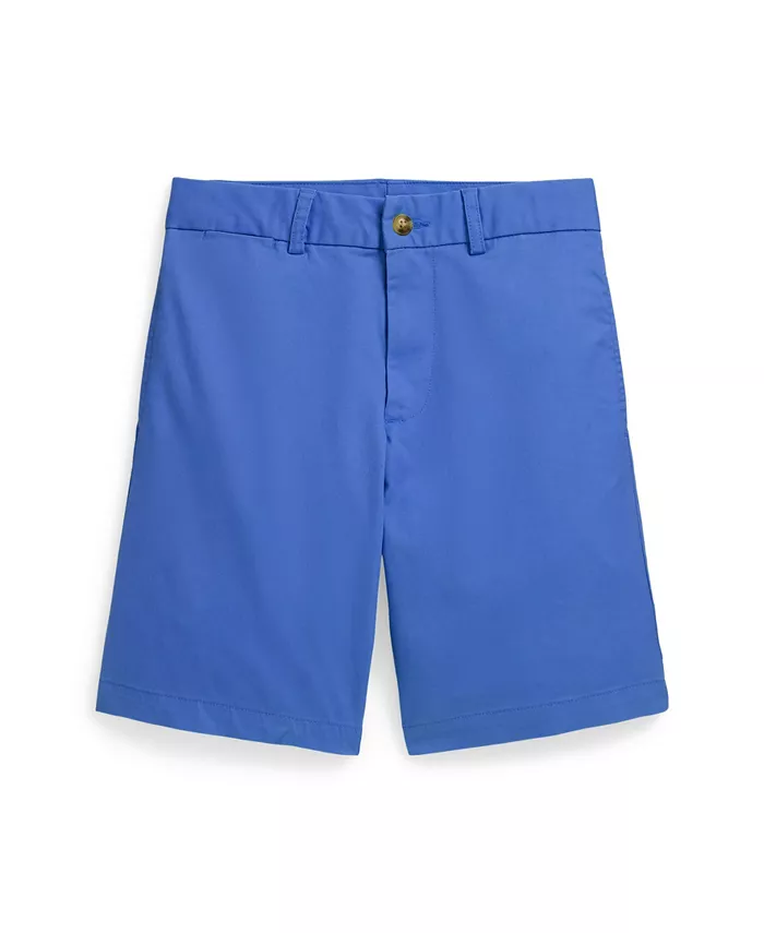 

Шорты прямого кроя Big Boys Straight Fit Flex Abrasion Twill Polo Ralph Lauren, синий