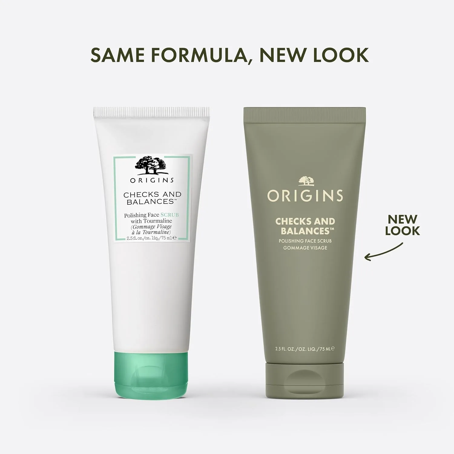 Скраб для лица Origins Checks and Balances Polishing Face Scrub | Мягко отшелушивает, разглаживает кожу и заметно сужает поры | С бамбуком, 70 мл 70.88 г (1 шт.) — фото 2