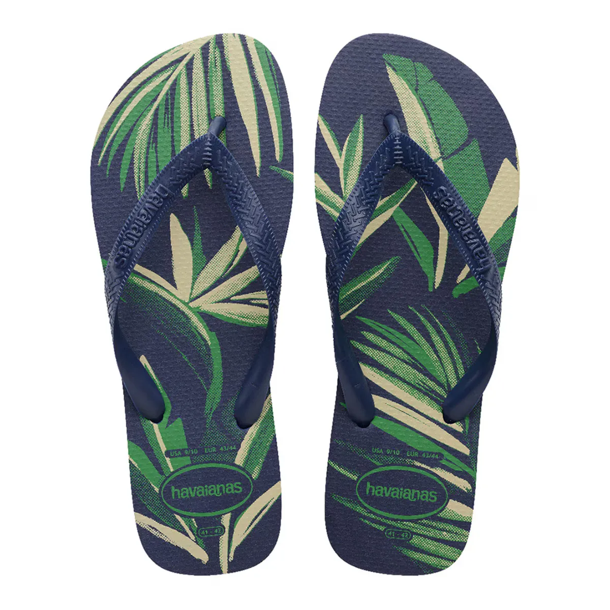 

Мужские шлепанцы Hav. Aloha Navy Blue/Navy Blue/Navy Blue 456 Havaianas, мультиколор
