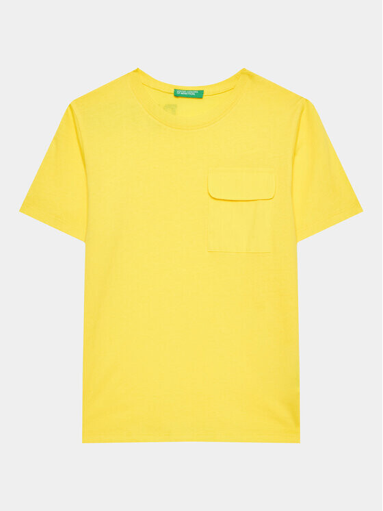 

Футболка стандартного кроя United Colors Of Benetton, желтый