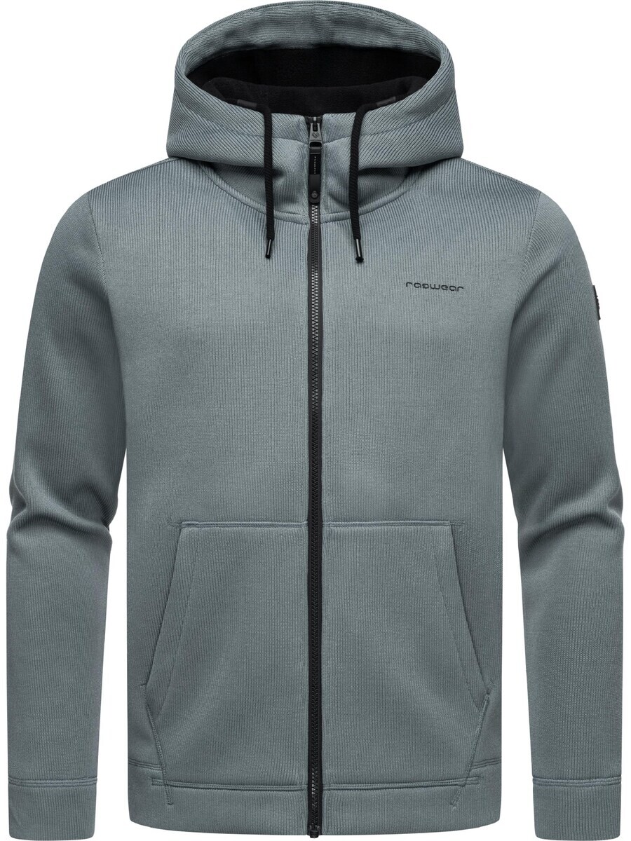 

Толстовка с капюшоном на молнии Ragwear Zip-Up Hoodie Fabian, базальтовый серый