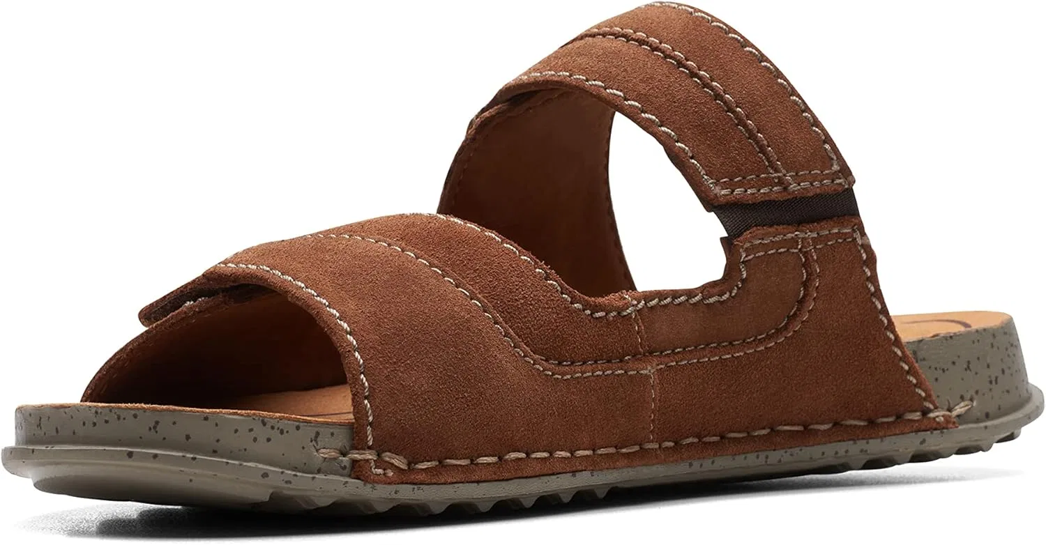 Мужские сандалии Clarks Crestview Easy Flat, Cola — фото 4